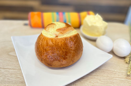 Pan de yema Bavarian
