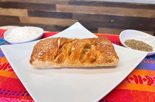 Empanada de piña azucarado